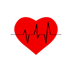 medicine heart, vector icon