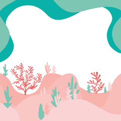 Fototapeta na wymiar seaweed pattern isolated icon