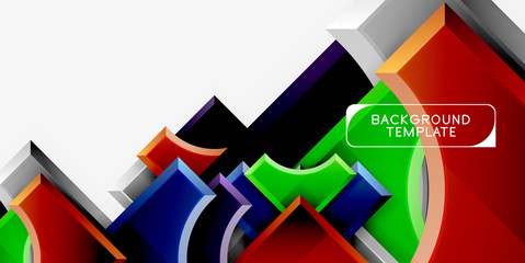 Modern geometrical abstract background