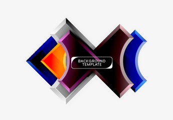 Modern geometrical abstract background