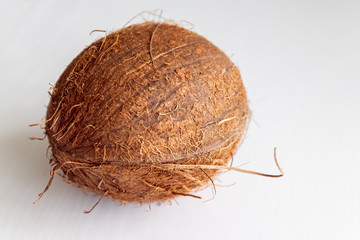 Drink. Coconut on the table