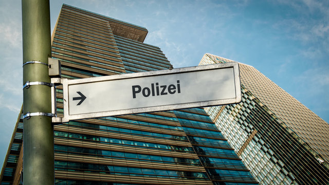 Schild 358 - Polizei