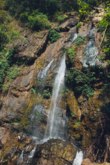 Fototapeta na wymiar Tam Nang Waterfall, Sri Phang-Nga National Park, Takuapa District, Phang-Nga, Thailand.