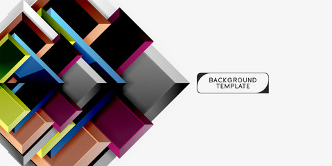 Abstract arrows composition background