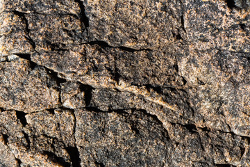 Textured marbled rock surface