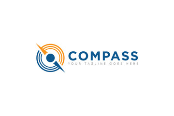 compass logo and icon vector illustration design template