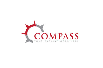 compass logo and icon vector illustration design template