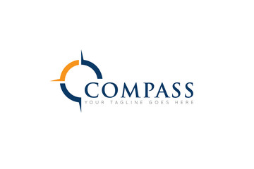 compass logo and icon vector illustration design template