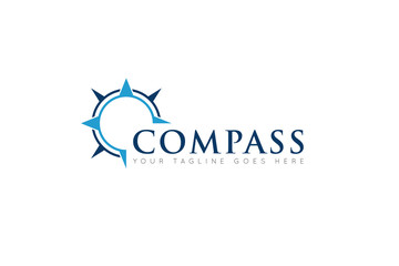 compass logo and icon vector illustration design template