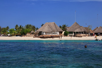 Fototapeta premium Nungwi Beach, Zanzibar, Tanzania, Indian ocean