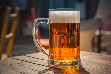 Glass of beer