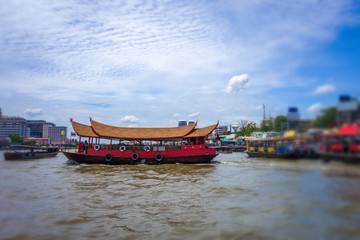 Fototapeta na wymiar Chao Phraya River, Bangkok, Thailand