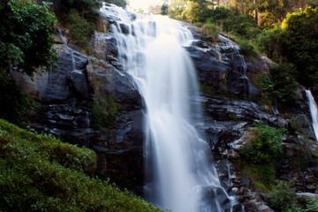 Fototapeta na wymiar waterfall in forest of Thailand