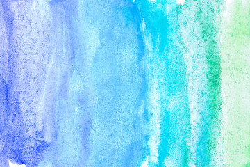 Fototapeta premium Abstract watercolor art hand paint on white background. Watercolor background