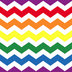 LGBT zigzag stripe seamless pattern of lesbian, gay, bisexual and transgender.