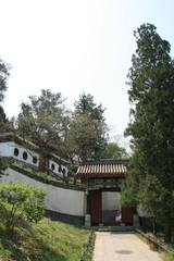 gate in the beihai park in beijing (china)