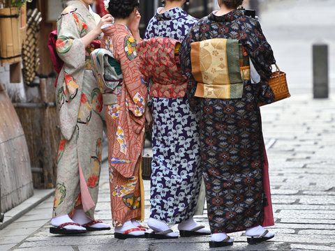 祇園の着物美人