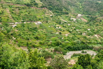 Landschaft bei Faial auf Madeira