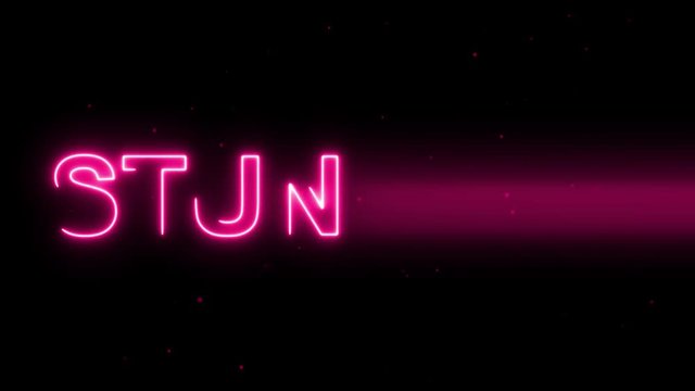 Stunning text revealed neon modern hot glowing motion background. Available in 4K 60 fps video render footage