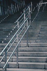                     stairs architecture in Bilbao city. Spain     