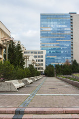 Downtown  in Vilnius. Lithuania