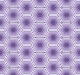 Hexagonal seamless pattern