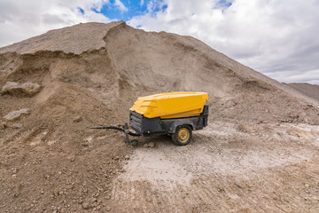 Compressor for mobile construction