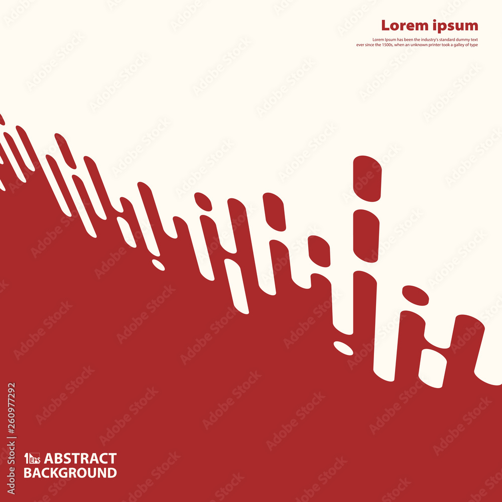 Aufkleber abstract red color decorating stripe lines mesh presentation background. illustration vector eps10