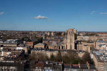 Obraz premium Wills memorial building from above