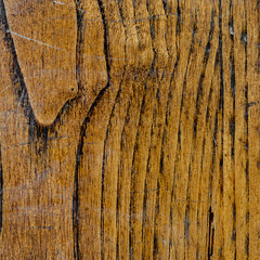 Fototapeta premium Wooden texture with vertical veins and scratches
