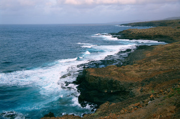 Fototapeta premium Cliffs on Santo Antao island, Cape Verde