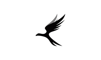silhouette falcon logo