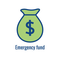 Obraz premium Personal Finance - Responsibility Icon - concept involves saving money