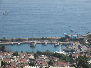 Fototapeta na wymiar city ​​on the Aegean Sea