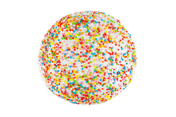 Easter cake on white background