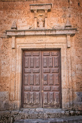 Church of San Esteban is located in Roa de Duero, a historical village of the province of Burgos, in Castilla y Leon, Spain