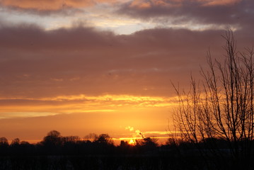 Sun rise Sun set sky horizon