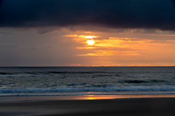 Sunrise over the sea