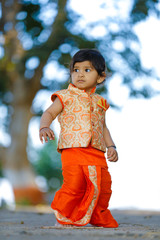 Indian child on traditional Wear