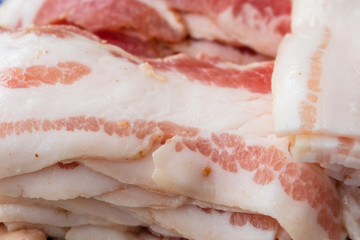 Sliced pancetta 