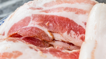 Sliced pancetta 