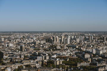 Aerial view of Paris, France