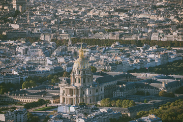 Obraz premium Aerial view of Paris, France