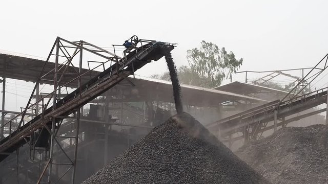 Stone production, rock