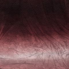 Red ink and watercolor texture on white paper background. Paint leaks and ombre effects. Hand painted abstract image.