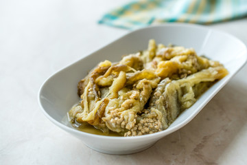 Homemade Eggplant Paste Baba Ganoush / Aubergine Dip.