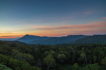 The early morning of summer Hachimantai