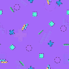 Seamless Memphis Background