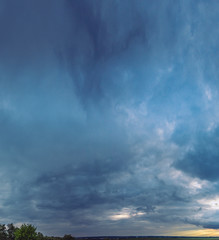 Sky in sunset and sunrise