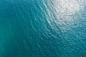 Aerial view of sea wave surface